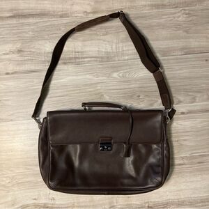 Coach Vintage Brown Butter Leather Messenger Bag - Briefcase - Laptop Bag EUC